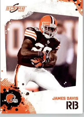 James Davis - 2010 Score - #67 - Football - Football Card Single