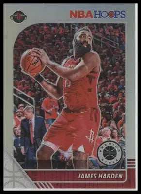James Harden 2019-20 Hoops Premium Stock Prizms Silver #66 Houston Rockets - Basketball Card Single