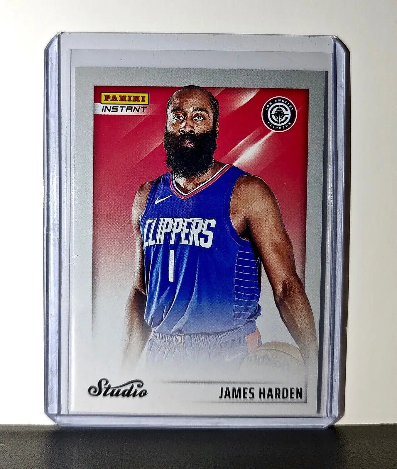 James Harden 2024-25 Panini NBA Studio #19 Card Los Angeles Clippers 1/275 - Basketball Card Single