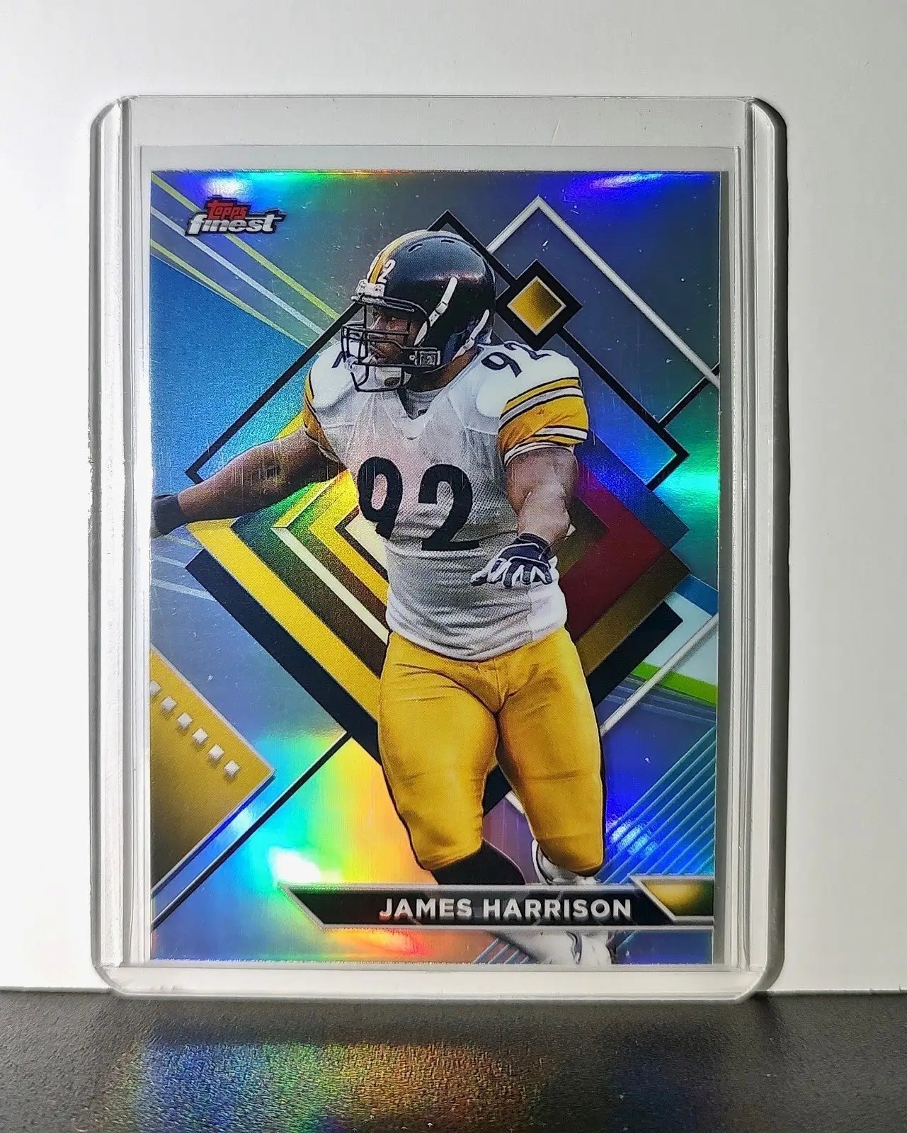 James Harrison Refractor 2023 Topps Finest NFL #231 Card Pittsburgh Steelers