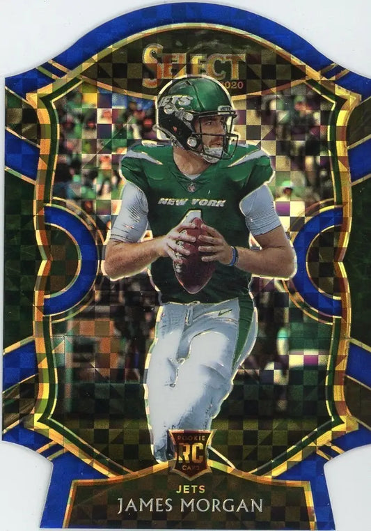 James Morgan Rookie 2020 Panini Select Concourse Blue Die Cut #84 New York Jets - Football Card Single