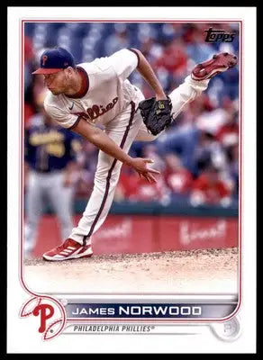 James Norwood 2022 Topps Update #US193 Philadelphia Phillies - Baseball Card Single