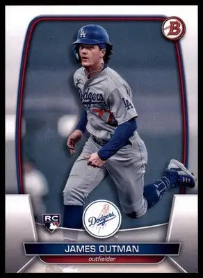 James Outman Rookie 2023 Bowman #13 Los Angeles Dodgers - Baseball Card Single