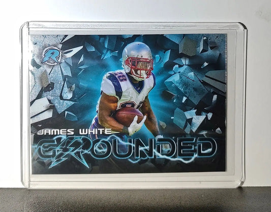James White 2023 Topps Resurgence Grounded NFL #RG-14 Card New England Patriots - Football Card Single