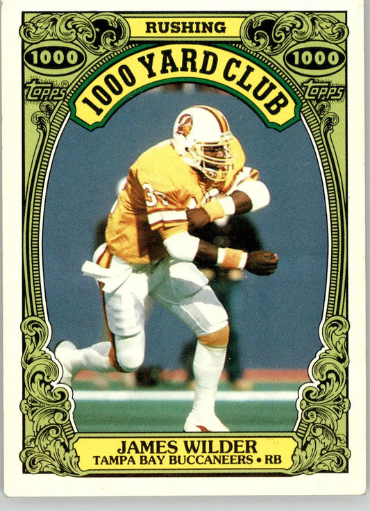 James Wilder - 1986 Topps - #7 - 1000 Yard Club Football - Football Card Single