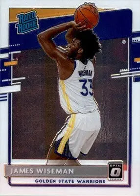 James Wiseman - 2020-21 Donruss Optic - #152 - RC Basketball - Basketball Card Single