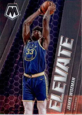 James Wiseman - 2020-21 Panini Mosaic - #5 - Elevate Basketball - Basketball Card Single