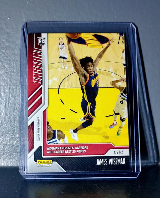 James Wiseman 2020-21 Panini NBA Instant #57 Rookie Basketball Card 1 of 659 - Basketball Card Single