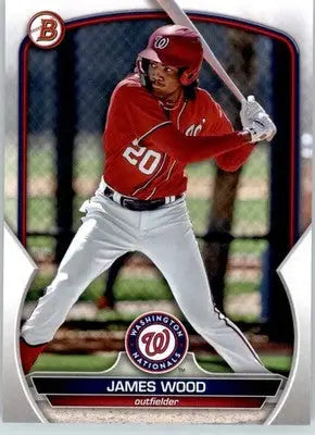 James Wood - 2023 Bowman Draft - #BD-70 - Baseball - Baseball Card Single