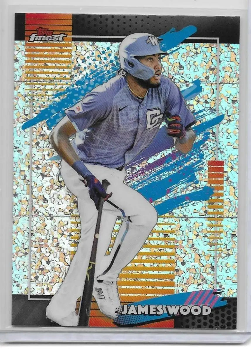 James Wood 2026 Topps Finest Mini Diamond Refractor #164 Uncommon (1399)