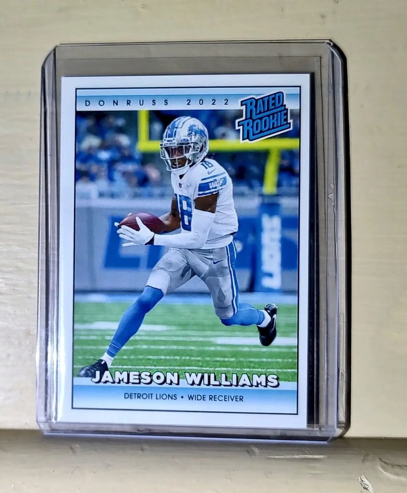 Jameson Williams 2022 NFL Panini #7 Rated Rookie Retro Football Card 1/4094 - Football Card Single