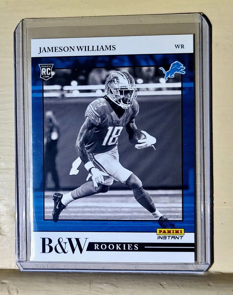 Jameson Williams 2022 Panini NFL Black & White Rookies #7 Football Card 1 of 649 - Football Card Single