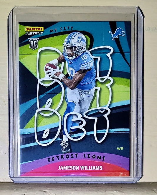 Jameson Williams 2022 Panini NFL MyCity #11 Rookie Football Card 1/1860 - Football Card Single