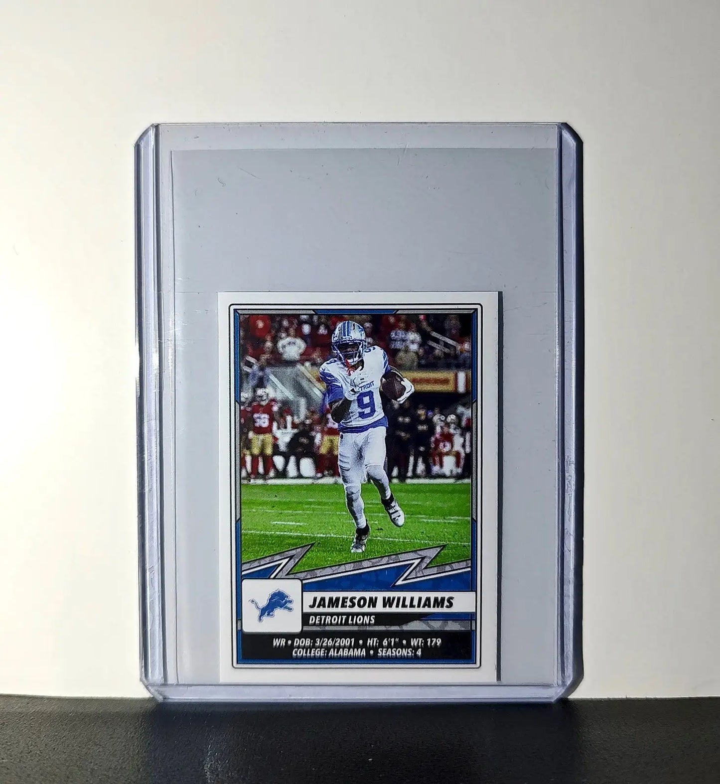 Jameson Williams 2025 Panini NFL #381 Sticker Detroit Lions - Football Card Single