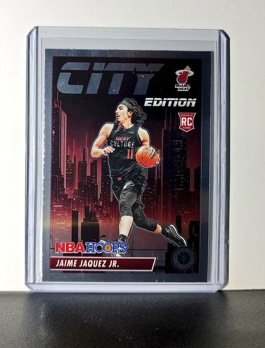 Jamie Jaquez Jr. 2023-24 Panini Premium NBA Hoops City Edition #22 Rookie Card - Basketball Card Single