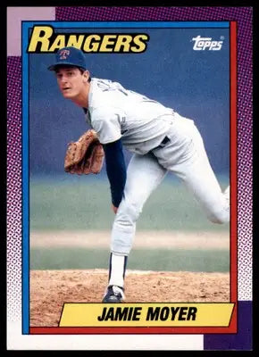 Jamie Moyer 1990 Topps #412 Texas Rangers - Baseball Card Single