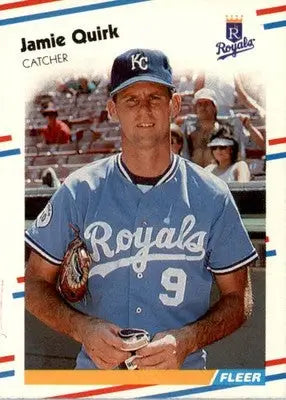 Jamie Quirk - 1988 Fleer - #266 - Baseball - Baseball Card Single