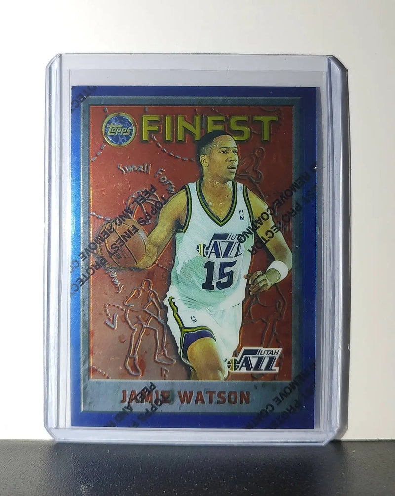 Jamie Watson 1995-96 Topps Finest NBA #230 Card Utah Jazz