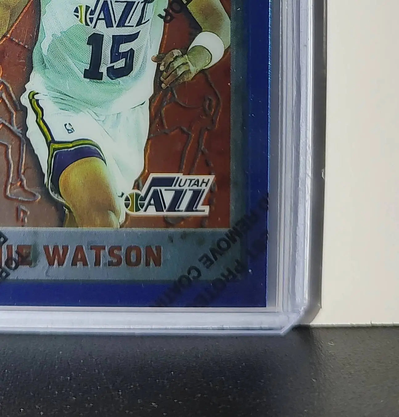 Jamie Watson 1995-96 Topps Finest NBA #230 Card Utah Jazz