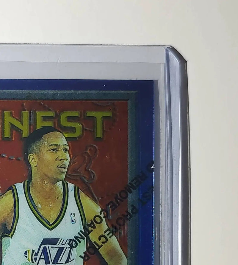 Jamie Watson 1995-96 Topps Finest NBA #230 Card Utah Jazz