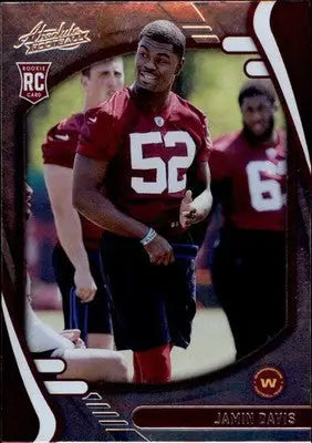 Jamin Davis - 2021 Panini Absolute - #178 - Retail RC Football - Football Card Single