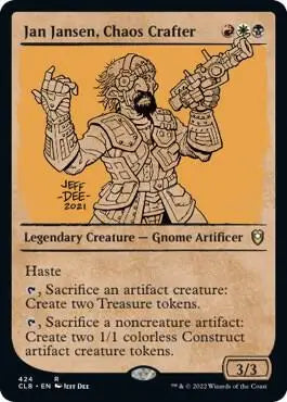 Jan Jansen Chaos Crafter Showcase - Commander Legends: Battle for Baldur’s Gate - Magic Card Single