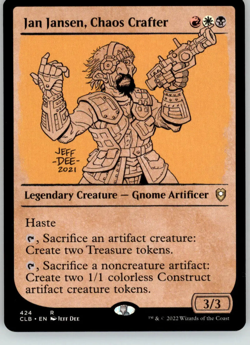 Jan Jansen Chaos Crafter Showcase - Commander Legends: Battle for Baldur’s Gate - Magic Card Single