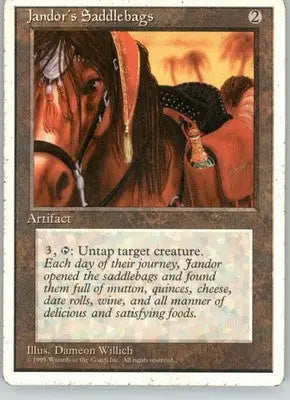 Jandor’s Saddlebags - Fourth Edition - MP Magic: The Gathering - Magic Card Single