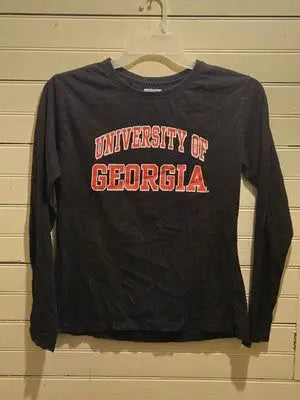 JanSportShirt Mens M Black Long Sleeve University of Georgia Graphic Tee - Apparel