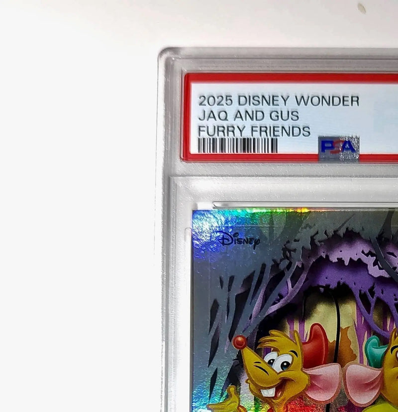 Jaq and Gus 2025 Topps Disney #FF-4 Furry Friends Card Cinderella PSA 8 - Non-Sports Card Single