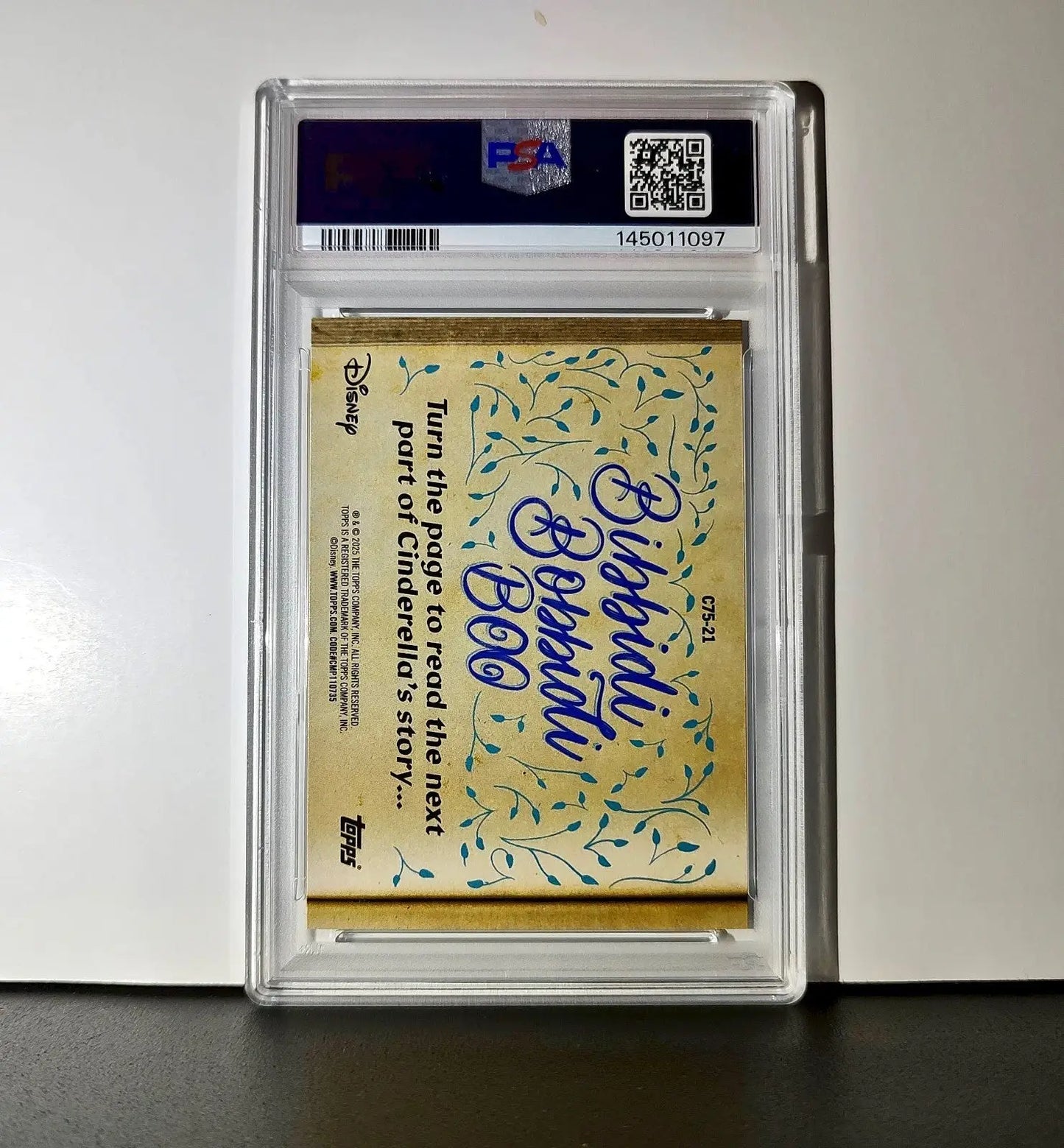 Jaq and Gus steal the key to free Cinderella 2025 Topps Disney #C75-21 PSA 9 - Non-Sports Card Single