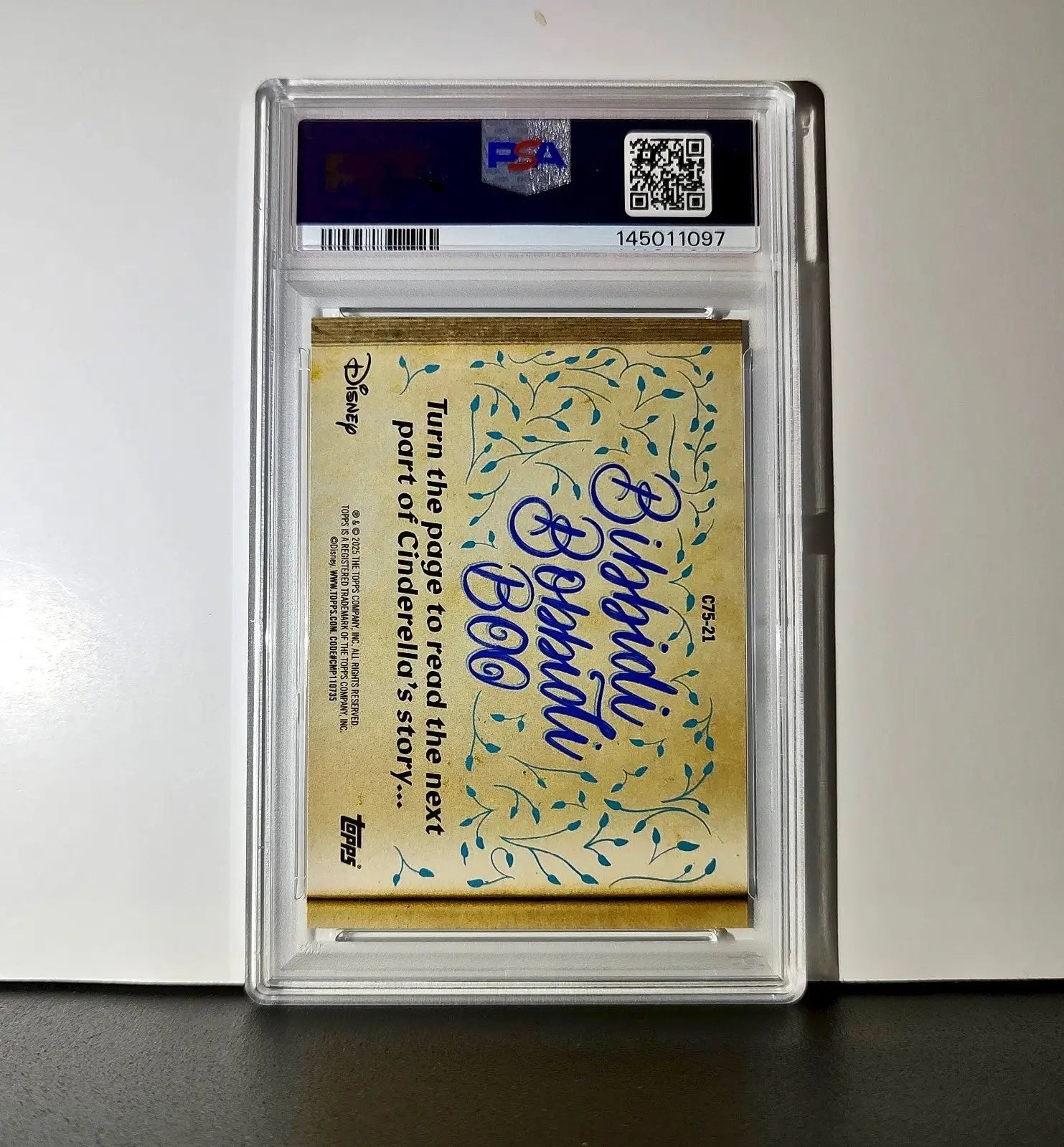 Jaq and Gus steal the key to free Cinderella 2025 Topps Disney #C75-21 PSA 9 - Non-Sports Card Single