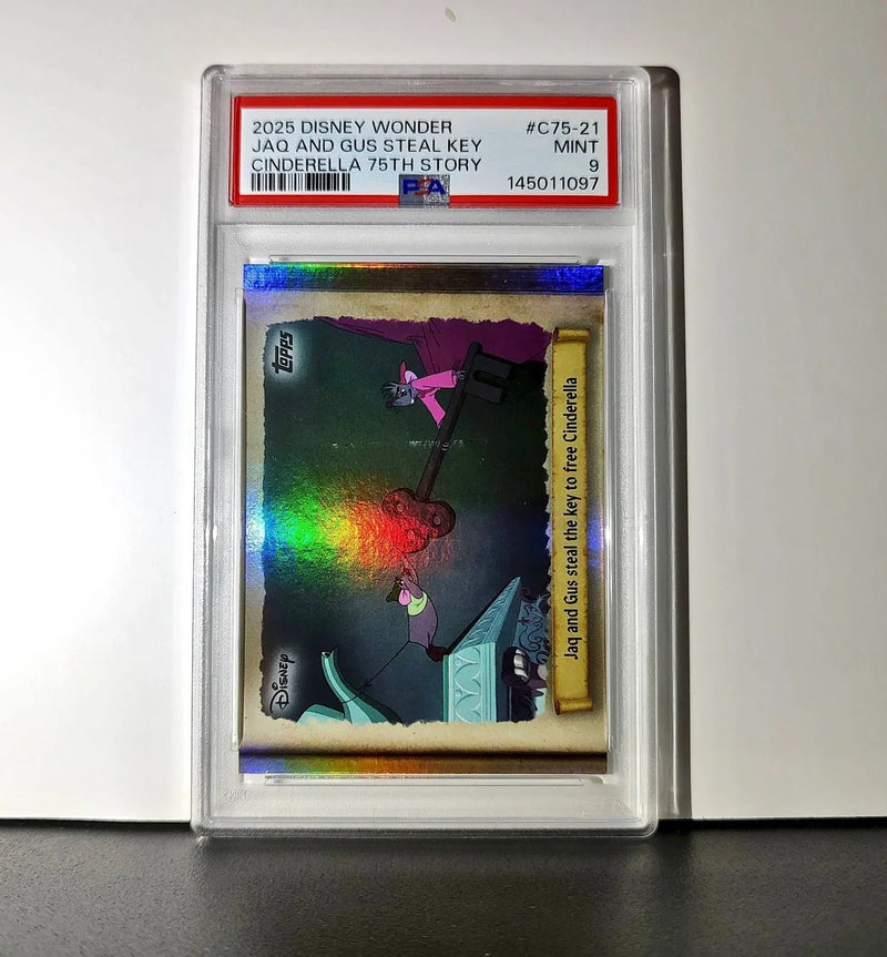 Jaq and Gus steal the key to free Cinderella 2025 Topps Disney #C75-21 PSA 9 - Non-Sports Card Single