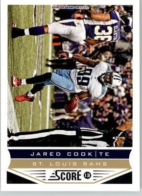 Jared Cook - 2013 Score - #173 - Football - Football Card Single
