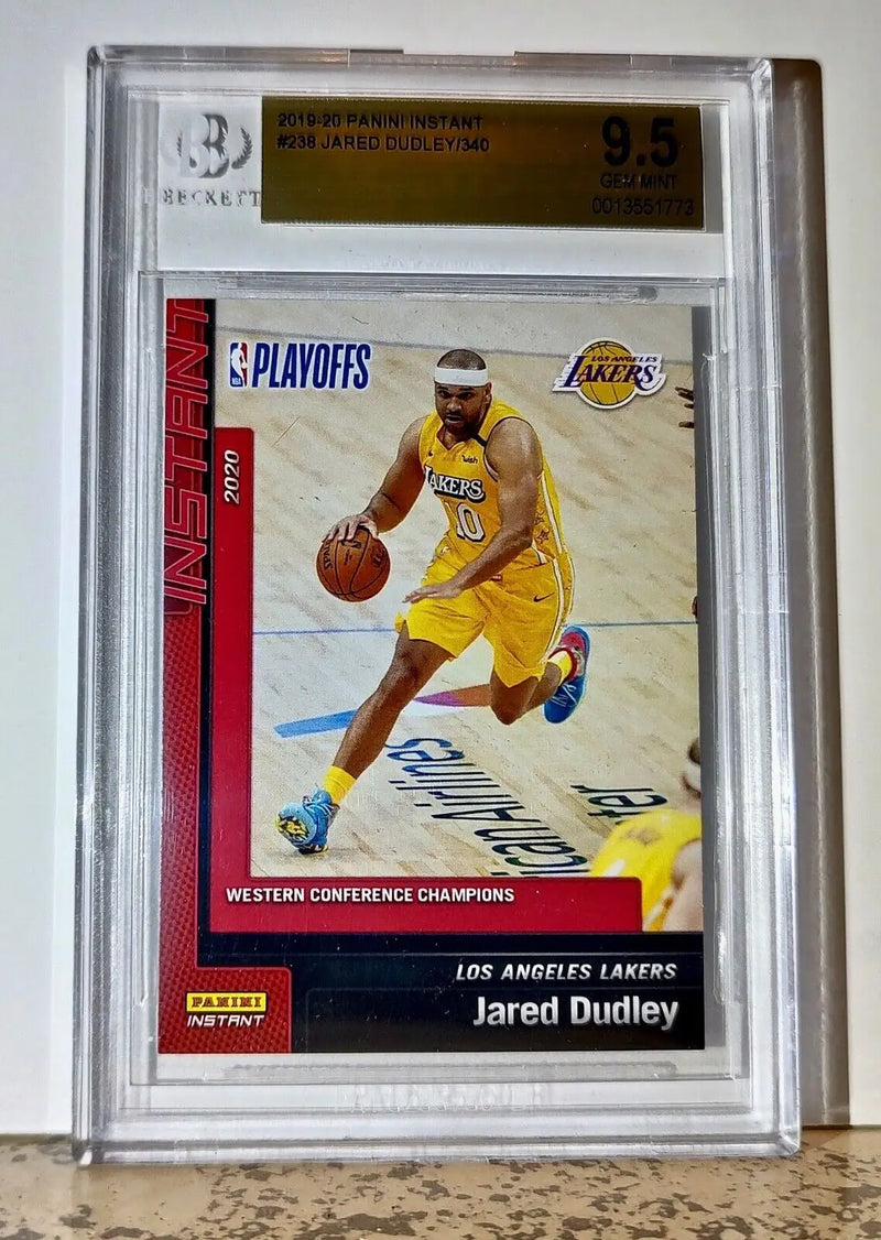 Jared Dudley 2019-20 Panini NBA #238 Basketball Card 1 of 340 BGS 9.5 Gem Lakers