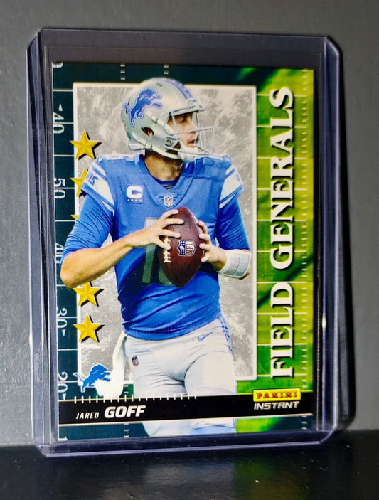 Jared Goff 2021 Panini NFL Instant Field Generals #11 Rookie Card 1 of 2088