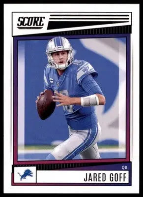 Jared Goff 2022 Score #87 Detroit Lions - Football Card Single