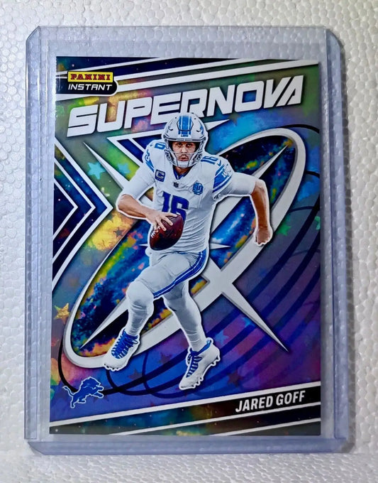 Jared Goff 2023 Panini NFL #2 Supernova Football Card Detroit Lions 1/481 - Football Card Single