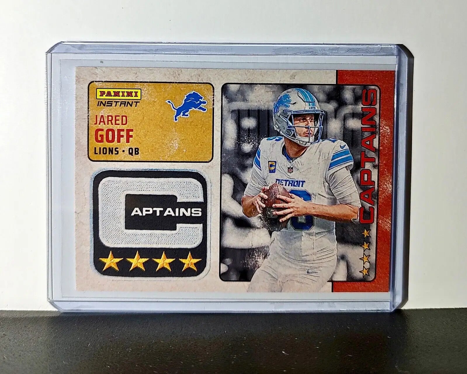 Jared Goff 2024 Panini Captains NFL #11 Card Detroit Lions 1/351 - Football Card Single