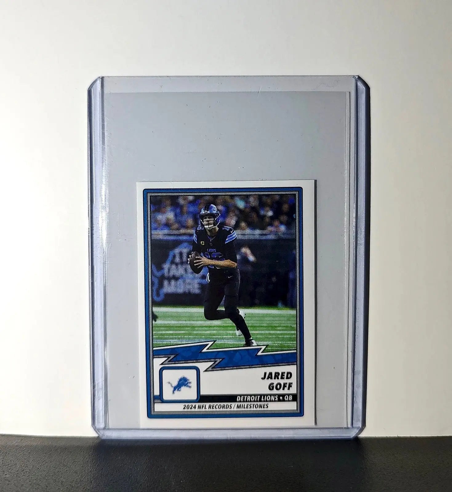 Jared Goff 2025 Panini NFL #19 Record/Milestone Sticker - Other