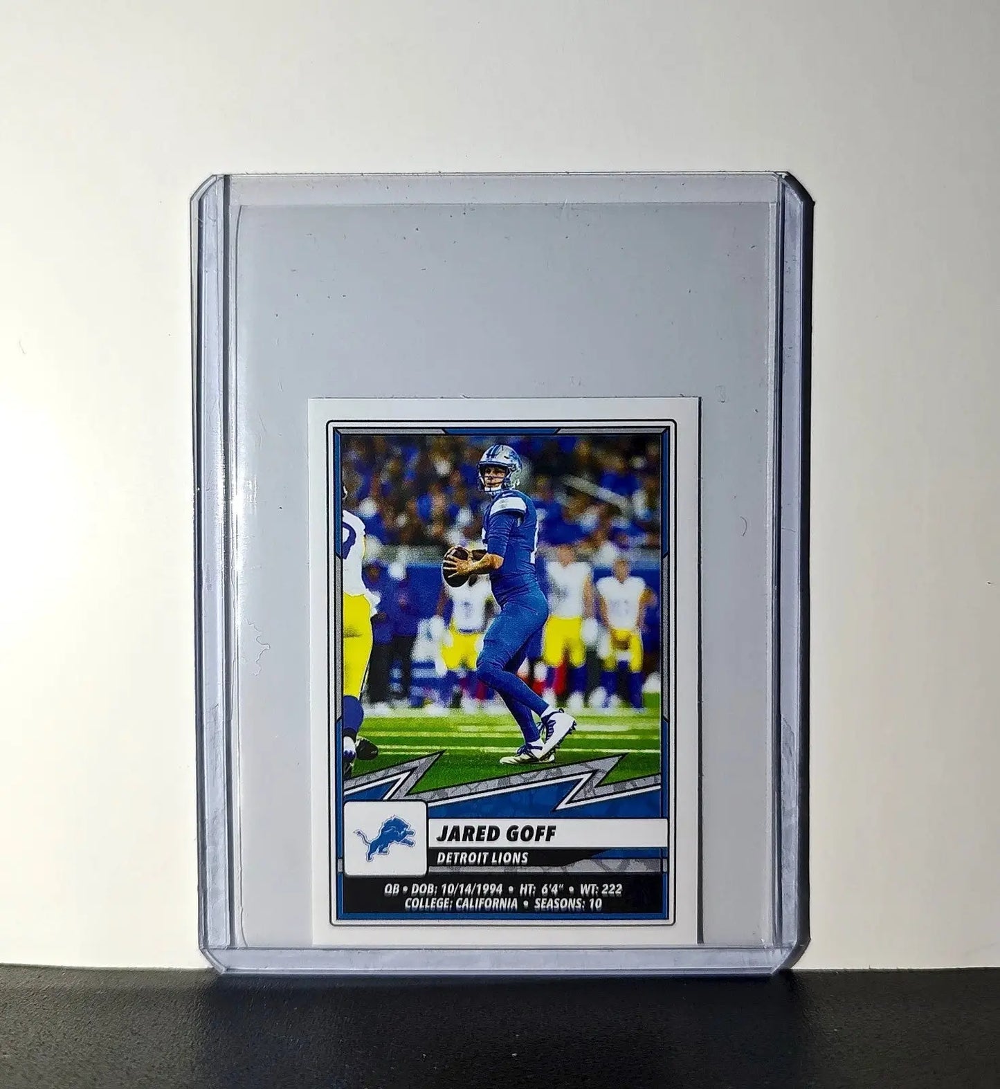 Jared Goff 2025 Panini NFL #376 Sticker Detroit Lions