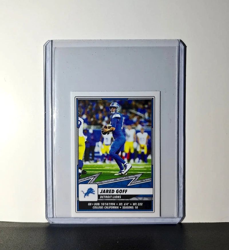 Jared Goff 2025 Panini NFL #376 Sticker Detroit Lions