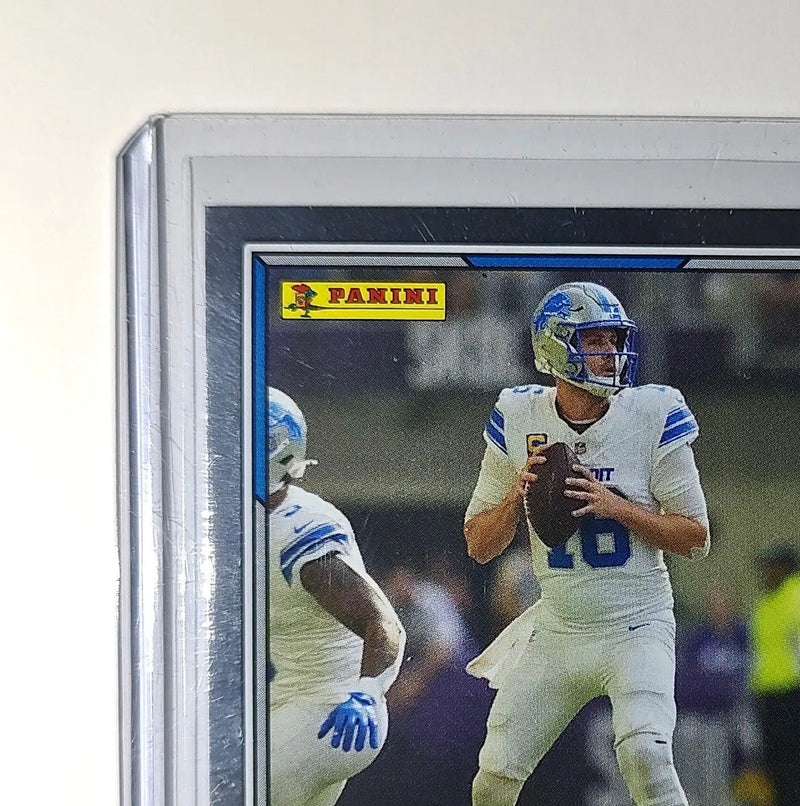 Jared Goff 2025 Panini NFL #48 Foil Sticker Card Detroit Lions