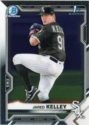 Jared Kelley 2021 Bowman Chrome Prospects #BCP-106 Chicago White Sox - Baseball Card Single