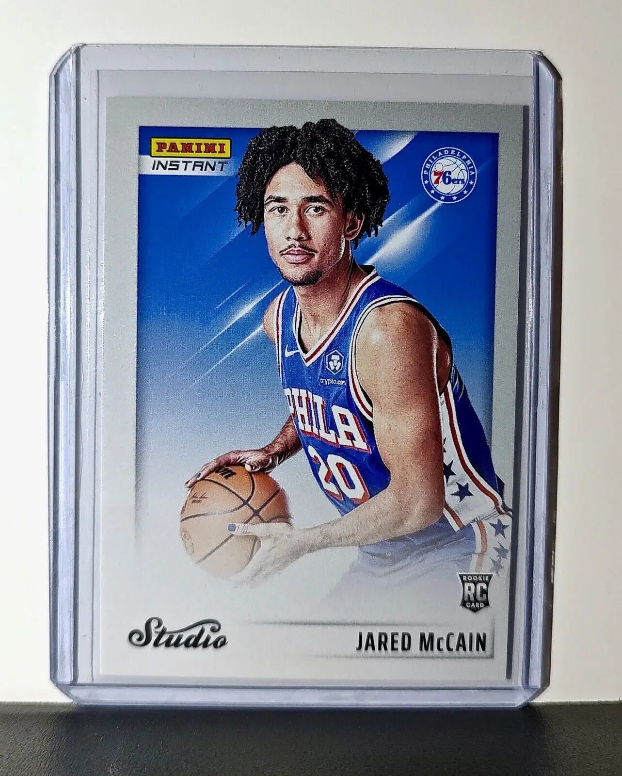 Jared McCain 2024-25 Panini NBA Studio #29 Rookie Card Philadelphia 76ers 1/275 - Basketball Card Single