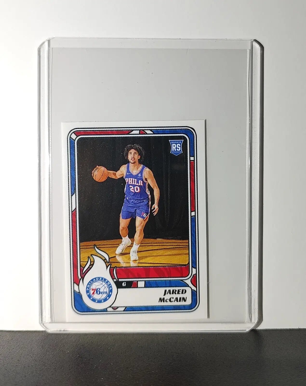 Jared McCain Rookie 2024-25 Panini NBA #263 Sticker Card Philadelphia 76ers - Basketball Card Single