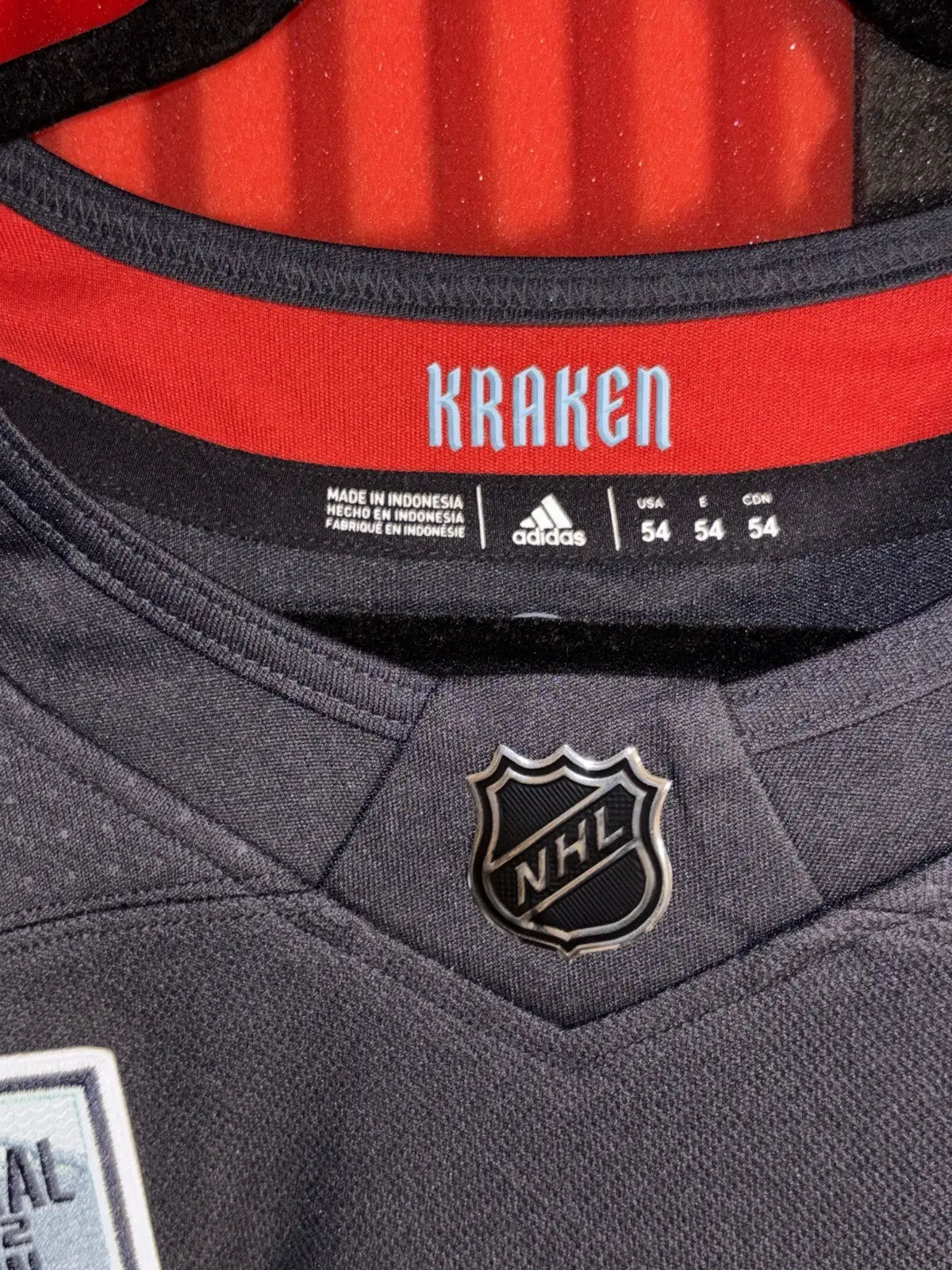 Jared McCann Signed Seattle Kraken Adidas Authentic Jersey Inaugural Patch NHL - Sports Memorabilia