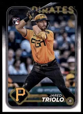 Jared Triolo Rookie 2024 Topps #281 Pittsburgh Pirates - Baseball Card Single