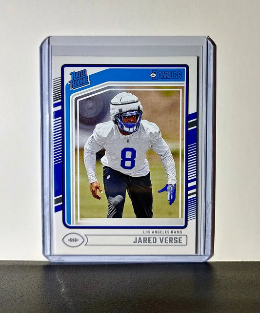 Jared Verse 2024 Panini Donruss NFL #341 Card Los Angeles Rams - Football Card Single