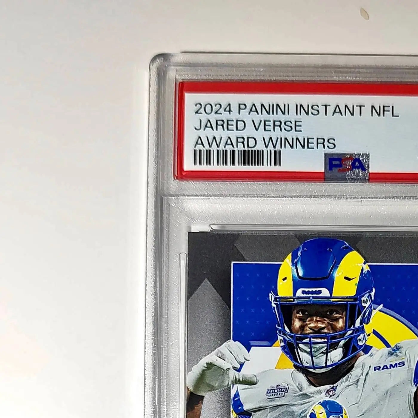 Jared Verse 2024 Panini NFL AP Defensive Rookie of the Year Rams PSA 10 Gem Mint - Football Card Single